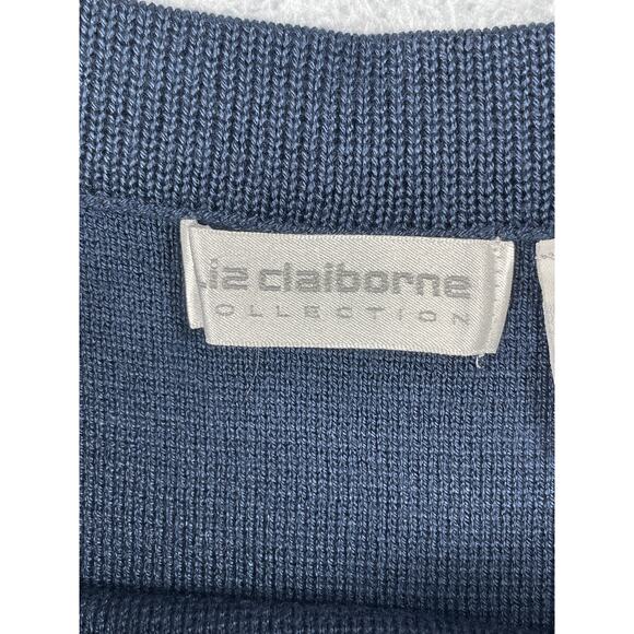 Liz Claiborne Womens Knit Blue Knee Length Skirt Size M NWT - Picture 4 of 7